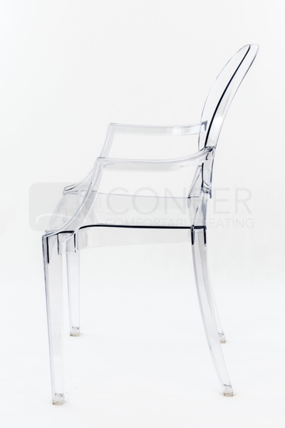 Ghost stolička transparentná